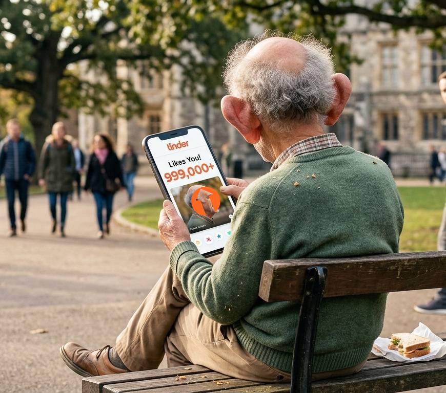 Carlos de Inglaterra supera o millón de “likes” en Tinder e revoluciona as redes