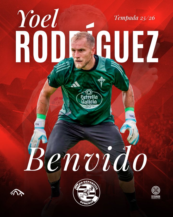 Yoel Rodríguez reforza a portería da UD Ourense