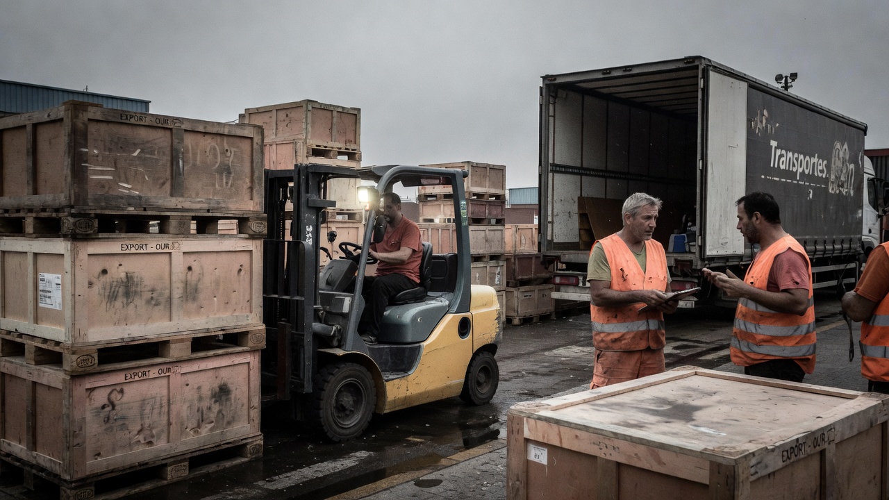 As exportacións da provincia ourensá caen un 12,4 % polo conflito en Oriente Medio