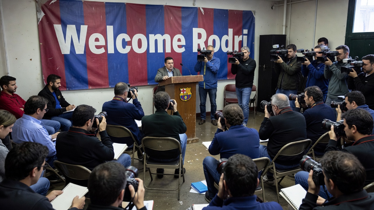 Flick asegura que Rodri jugará en el Camp Nou como nuevo fichaje