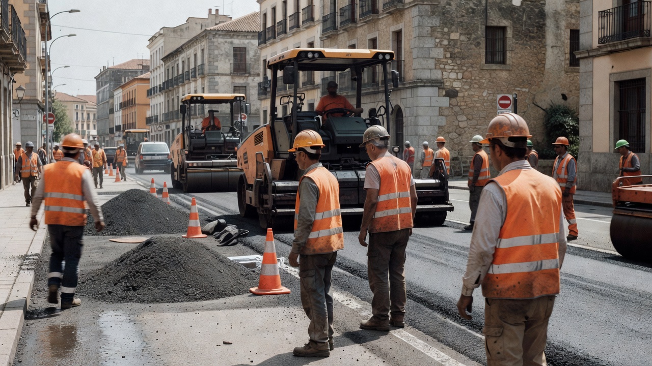 Obras de asfaltado incluídas nun macrocontrato municipal de 4,2 millóns para 40 km de vías nas rúas de Pontevedra