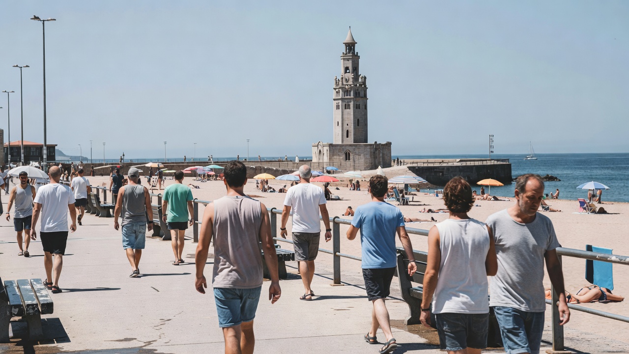 A Coruña continúa entre clima veraniego con máximas que alcanzarán os 27-30 °C esta semana