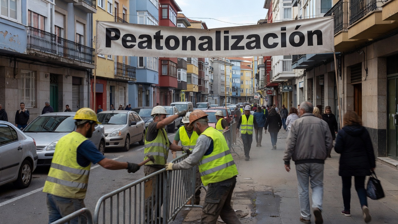 A Coruña licita a peonalización de Antonio Viñes en Os Mallos tras demanda veciñal