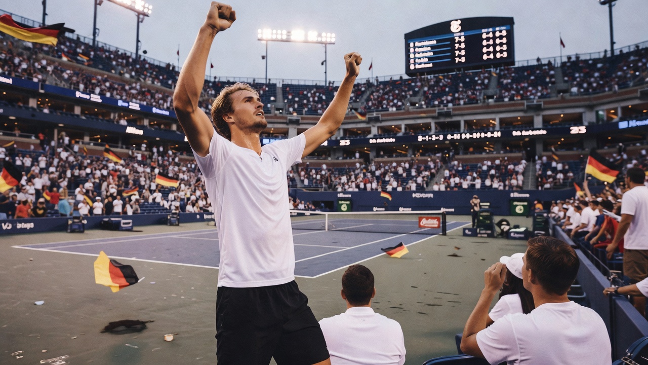 Alexander Zverev supera a Karen Khachanov e clasifícase á final do US Open en tres sets (6-3, 7-6, 7-6)
