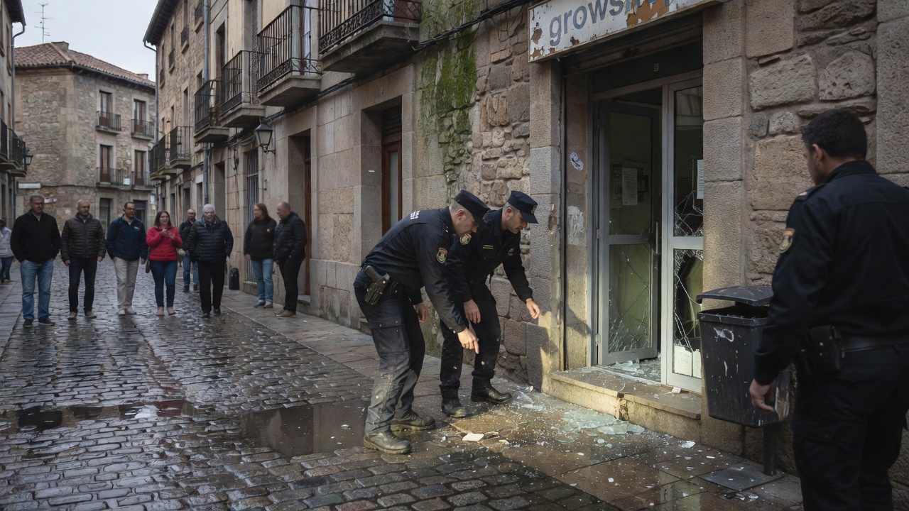 Asaltan de madrugada un céntrico ‘growshop’ na zona monumental de Pontevedra
