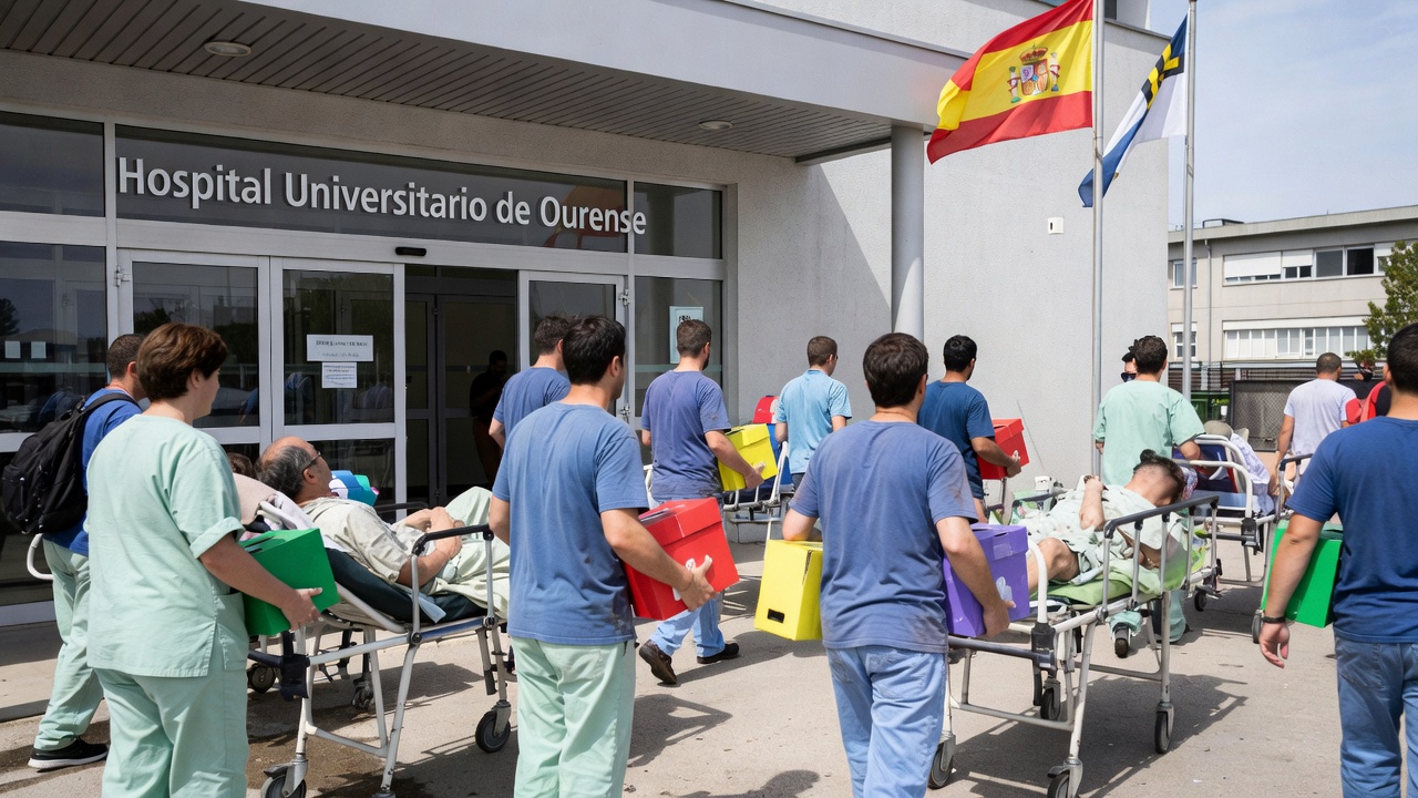 Asociación Bicos de Papel traslada a súa labor solidaria ao hospital de Ourense antes da gala de setembro