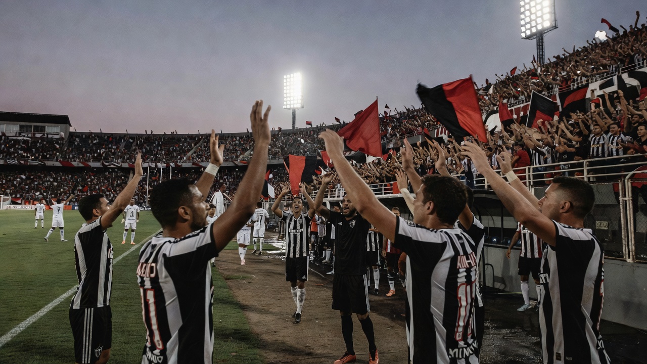 Atlético Mineiro remónta ante Santos e avanza ás semifinales da Copa Sudamericana