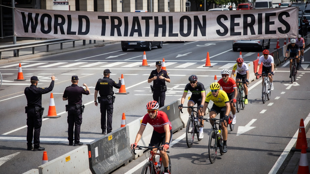 Cierre de Cobián Roffignac y apertura do ponte de As Correntes no plan de tráfico para as Series Mundiais de Triatlón