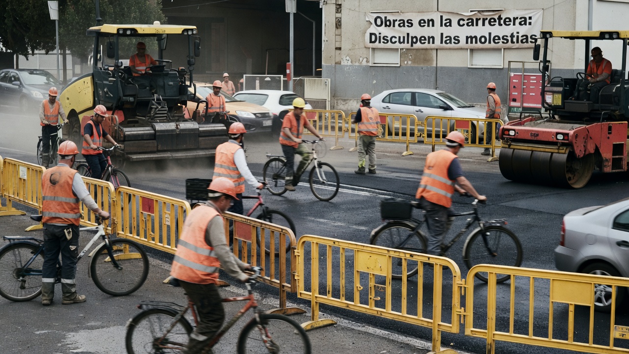 Concello de Ourense executa cortes de tráfico ata hoxe 24 de setembro por obras de reasfaltado en rúas principais