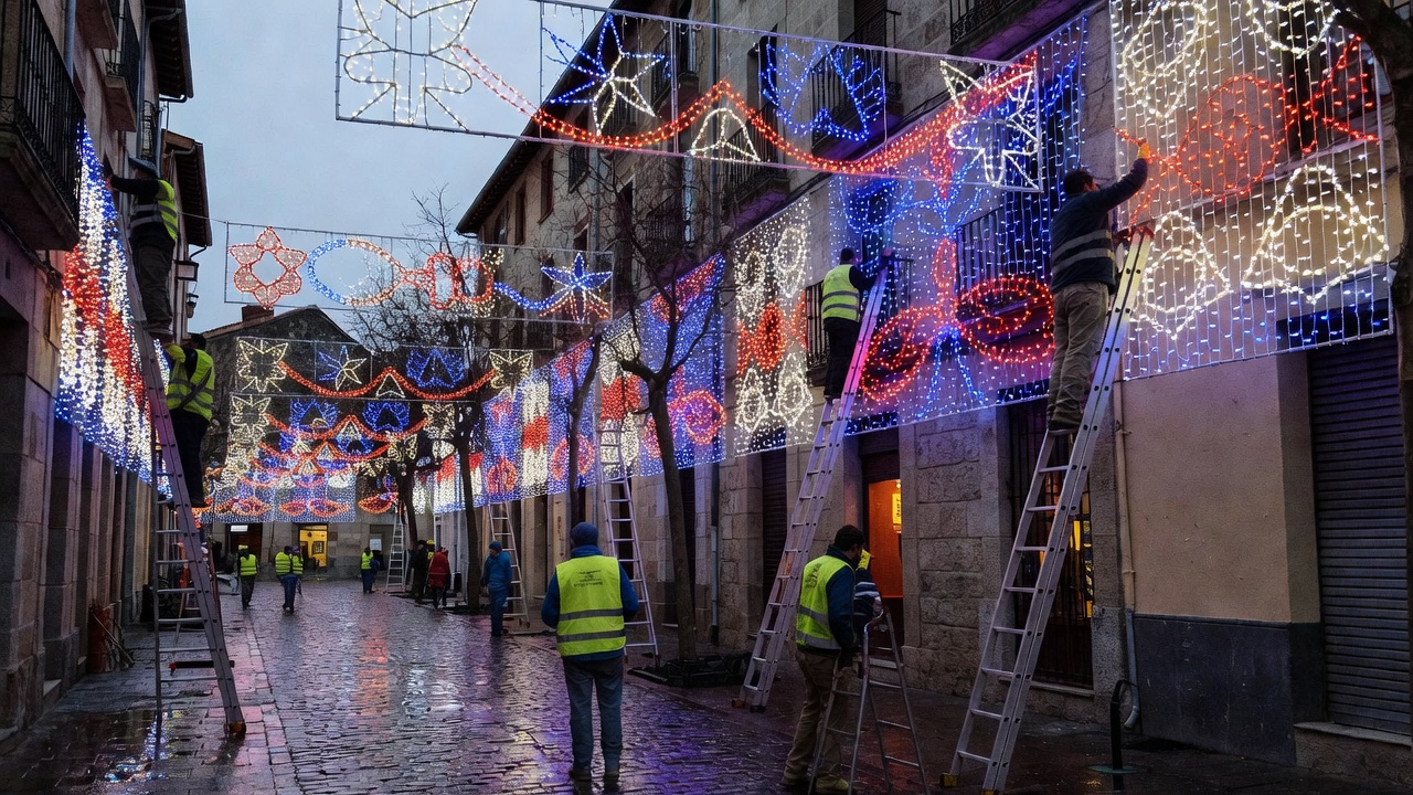 Custará 317.485,85 € a iluminación de San Froilán e Nadal en Lugo con máis de 890.000 microleds
