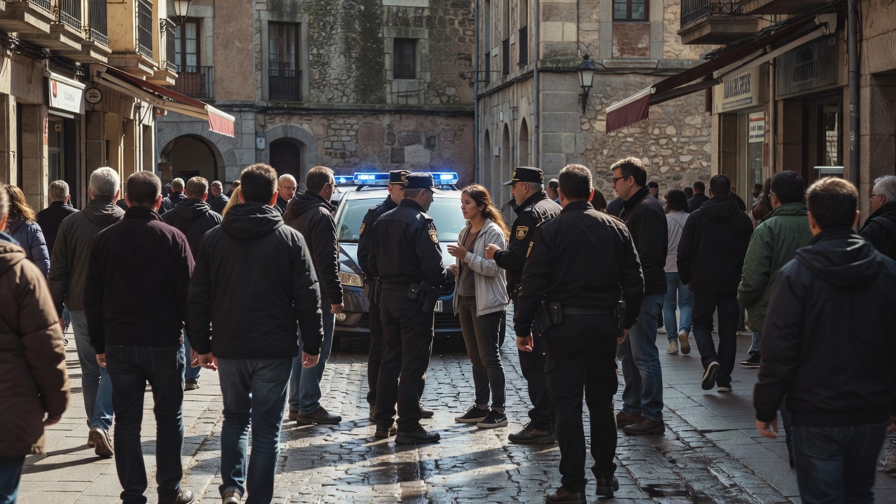 Deten a un home tras agredir á súa expareja no centro de Pontevedra grazas á colaboración cidadá
