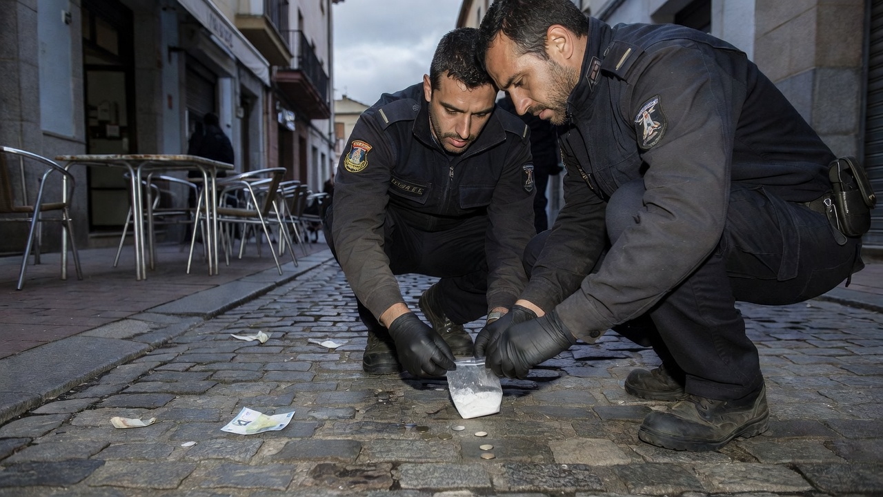 Detidas dúas persoas en Pontevedra con 13,5 gramos de cocaína e 282 euros fraccionados