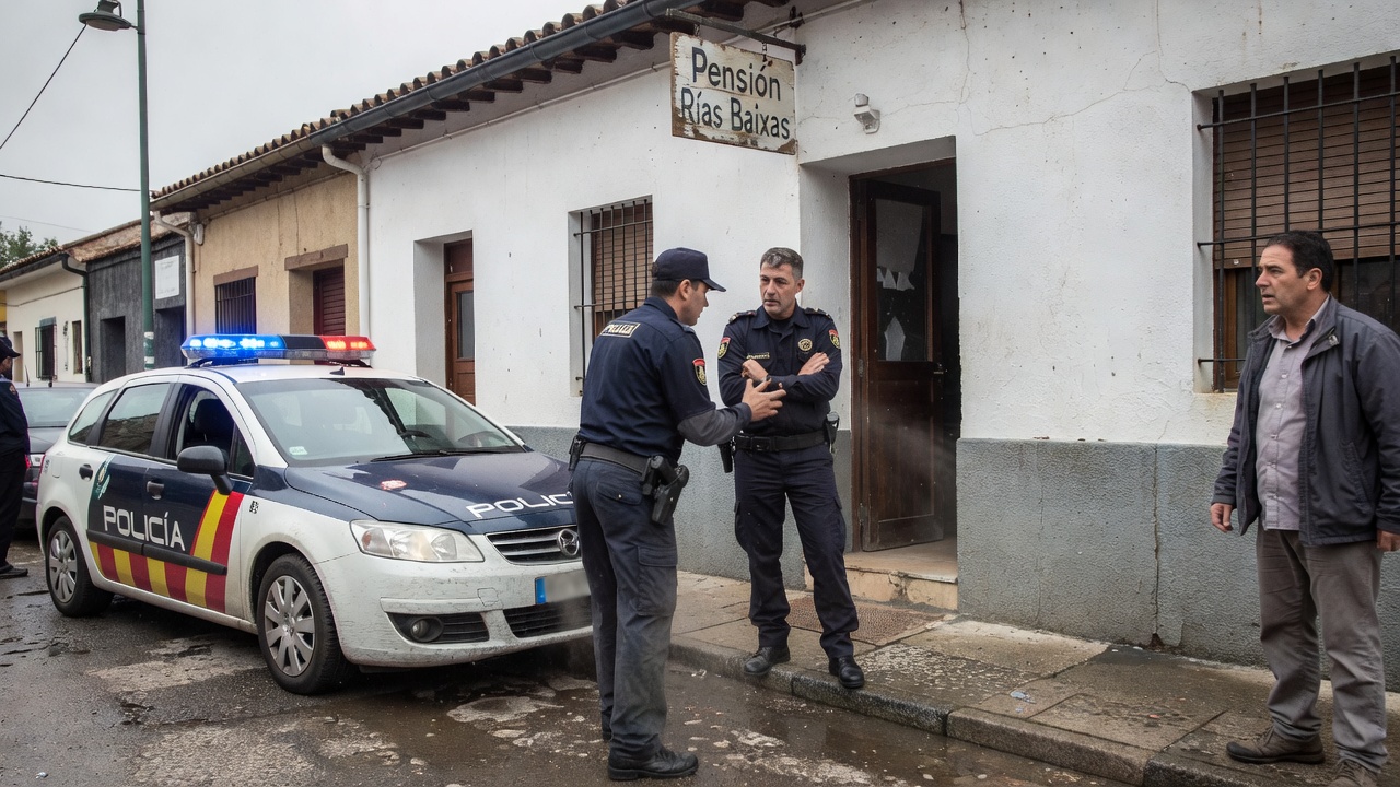 Detido en Ourense un home de 41 anos tras un roubo cunha arma branca nun establecemento de aloxamento