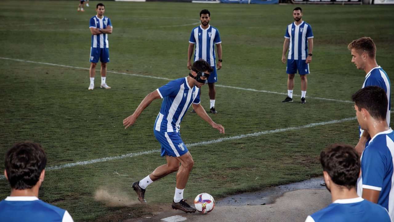 Diego Llorente xoga con máscara tras fracturarse o nariz con desvío de tabique