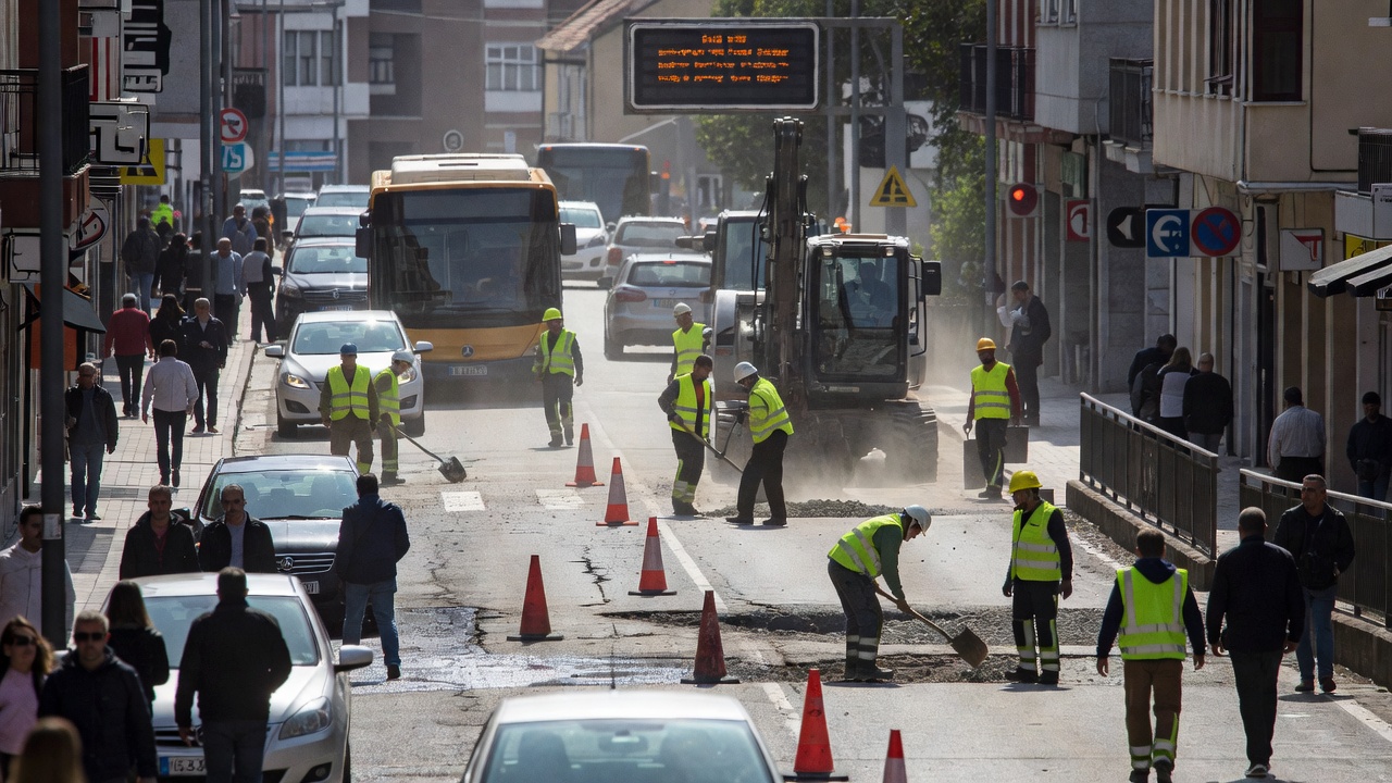 Estado do tráfico en A Coruña: dúas incidencias e 25 obras activas sen retencións significativas