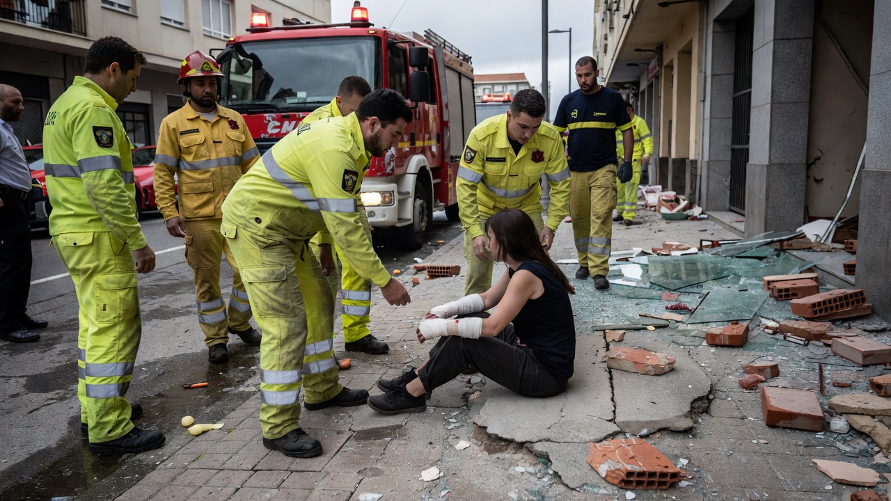 Explosión de gas en Alcalde Lens deixa unha muller con queimaduras leves en A Coruña