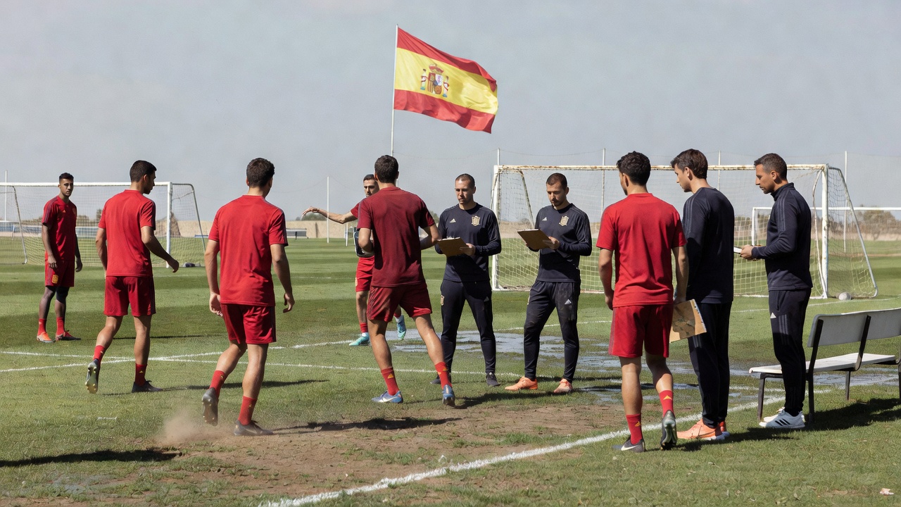 Luis de la Fuente destaca o “formato esixente” do calendario tras Mundial no primeiro adestramento
