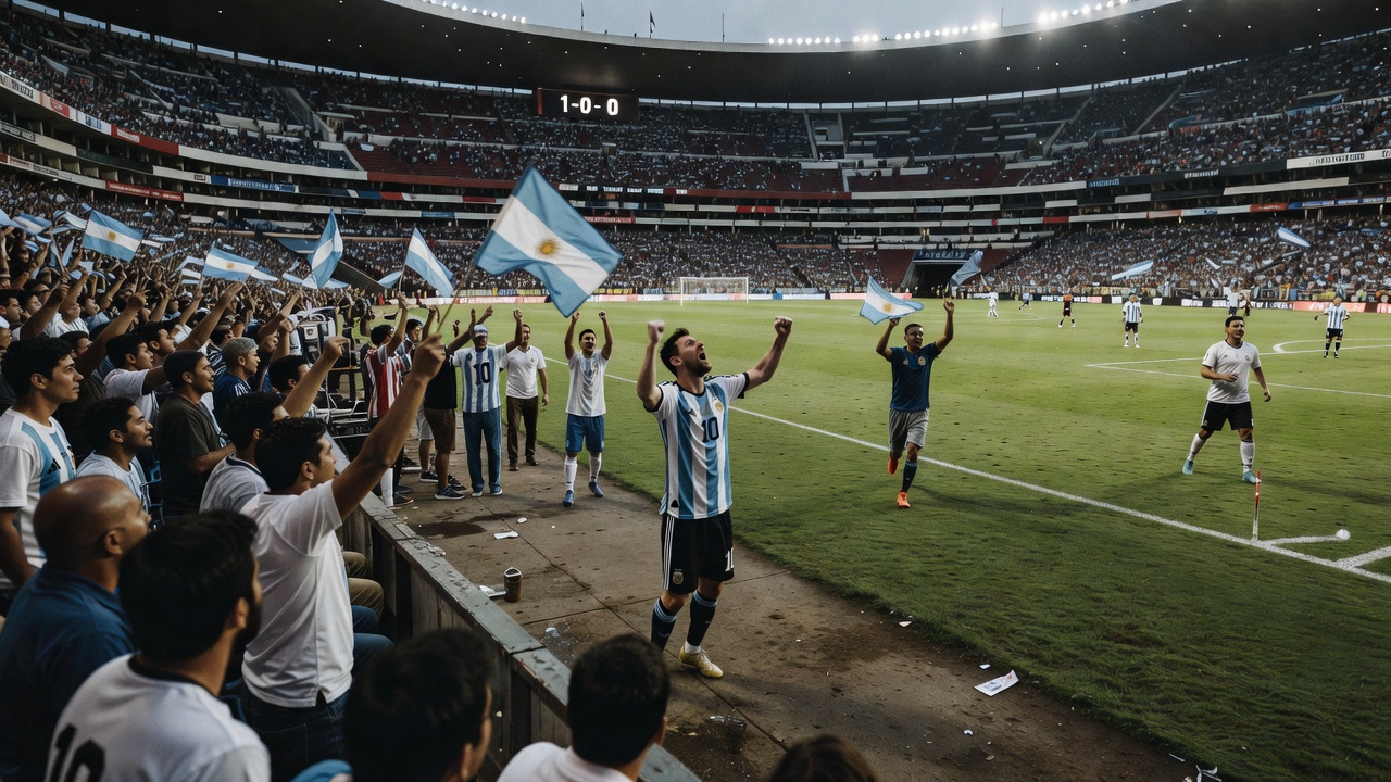 Messi abre o marcador co seu centenario en cabezazo perfecto contra Cruz Azul