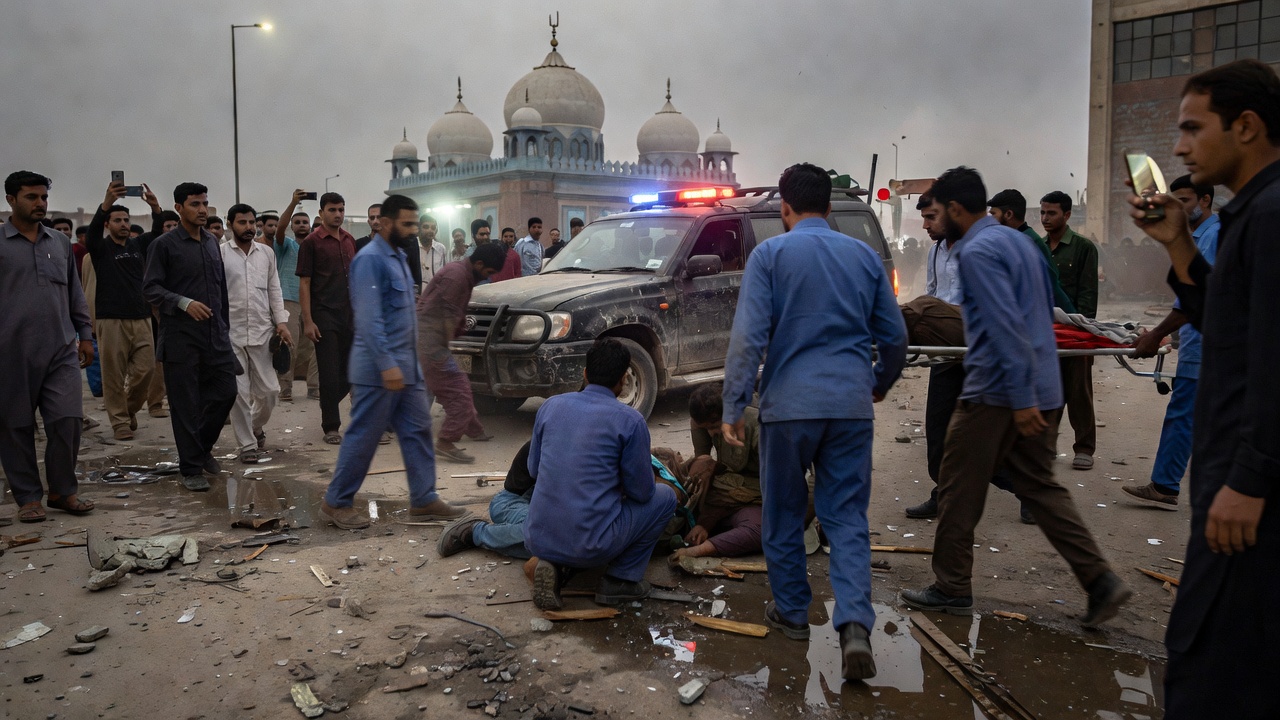 Pakistán vive ataque suicida en mezquita cerca de cuartel policial que deja 21 muertos