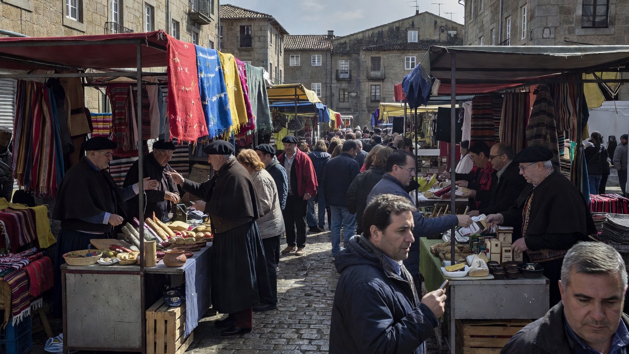 Pontevedra celebra multitudinariamente o 25 aniversario da Feira Franca