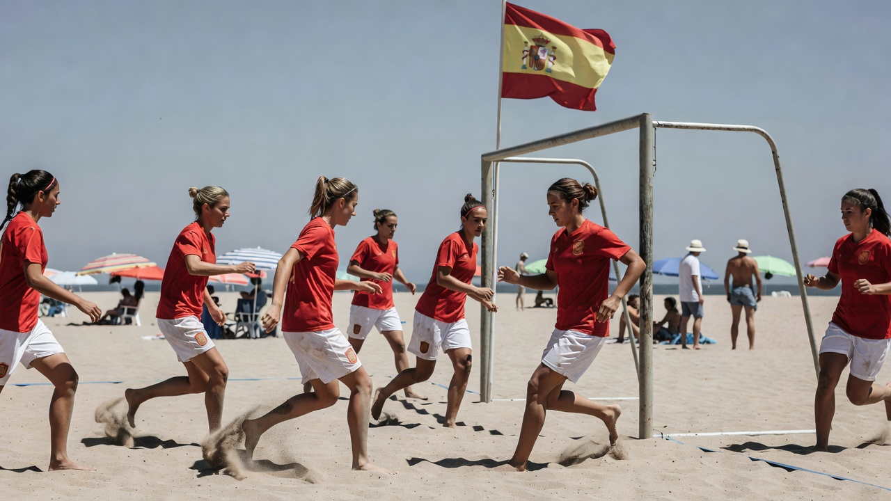 Selección Española feminina de fútbol playa impulsa o crecemento da modalidade tras títulos internacionais