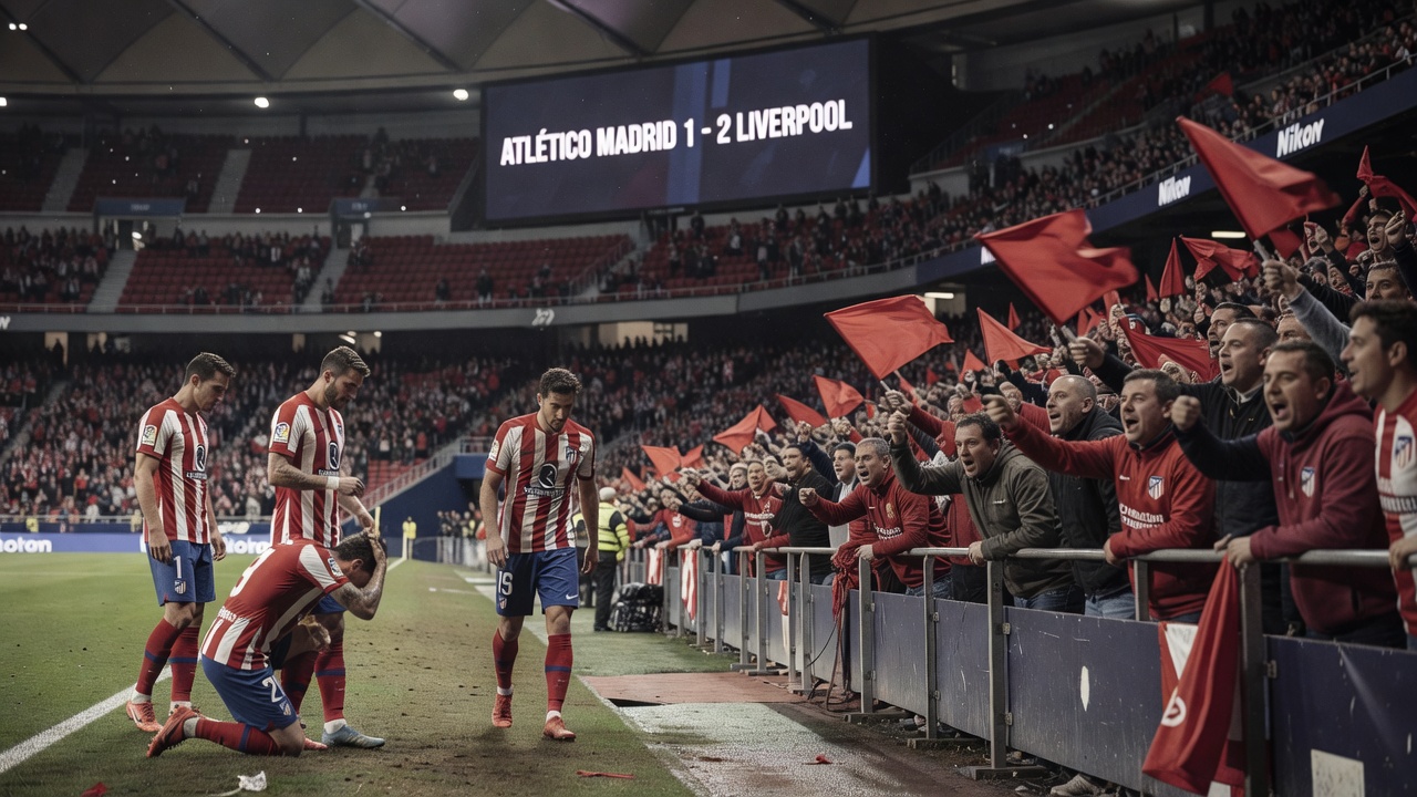 Simeone admite debilidades defensivas tras derrota do Atlético de Madrid ante Liverpool