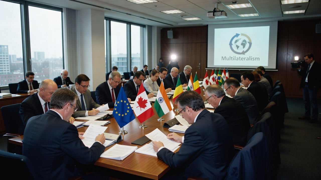 Unión Europea, Canadá, Brasil e India comprometéronse hoxe por un fronte común en defensa do multilateralismo