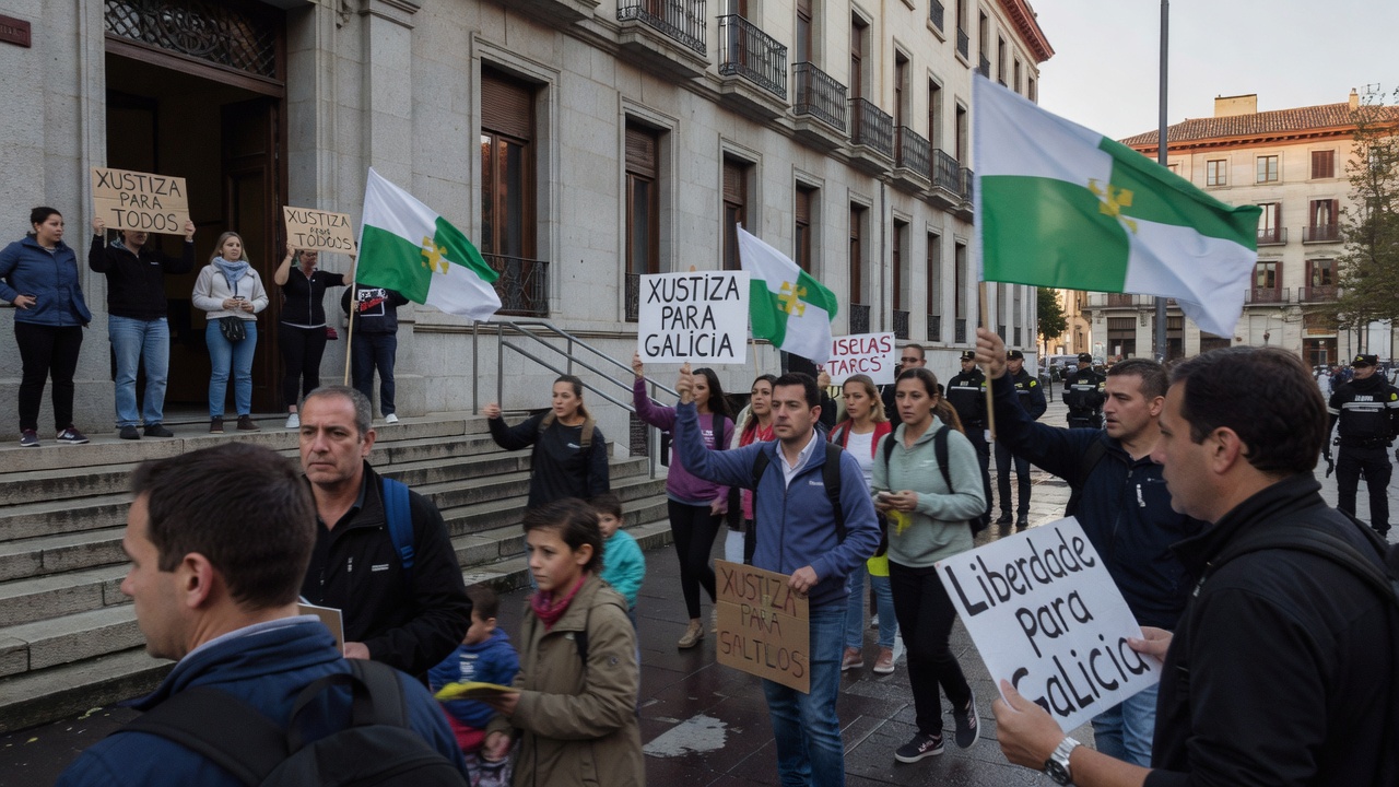 Veciños de Tomás Fábregas manteñen mobilizacións contra as obras tras falta de acordo co Concello