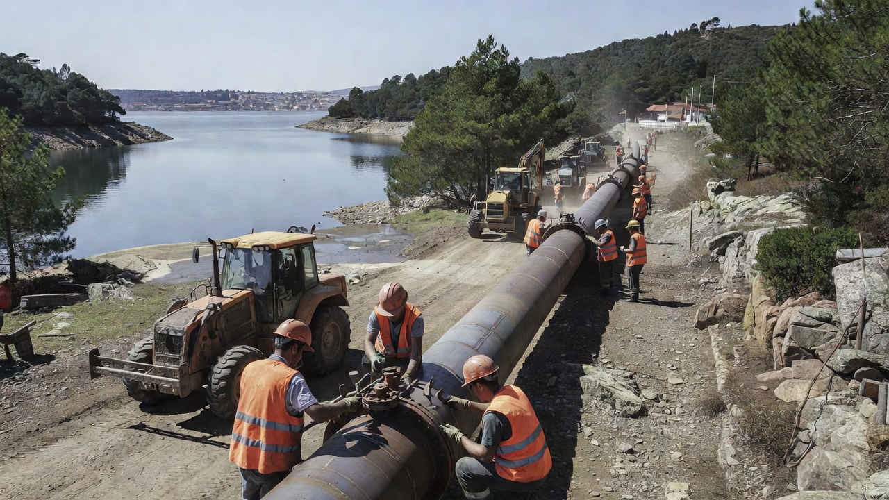 Vigo abastecerá de auga a Baiona desde este luns con 76 l/s dende o encoro de Eiras