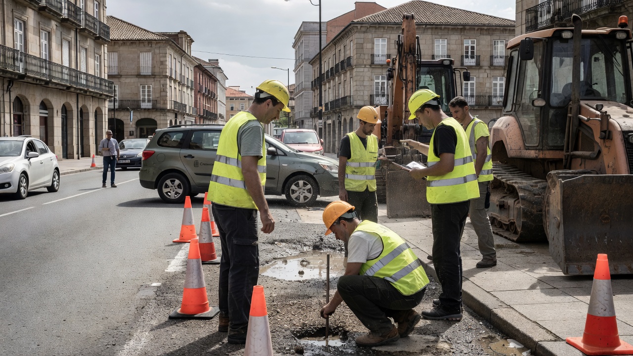 Vigo comprométese a cubrir incidencias urxentes nas parroquias e centro urbano mediante novo contrato de mantemento vial