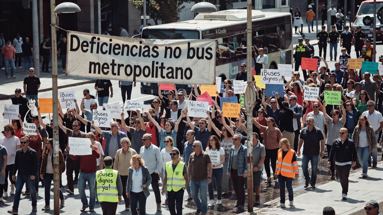Arteixo reúne máis de 400 firmas para denunciar deficiencias no bus metropolitano con A Coruña: “É imposible volver pola tarde”