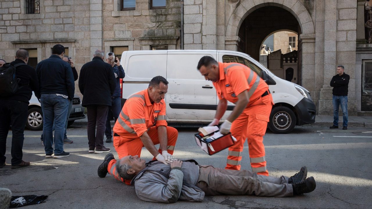 Falece un home de 88 anos atropelado xunto ao cemiterio de San Froilán en Lugo