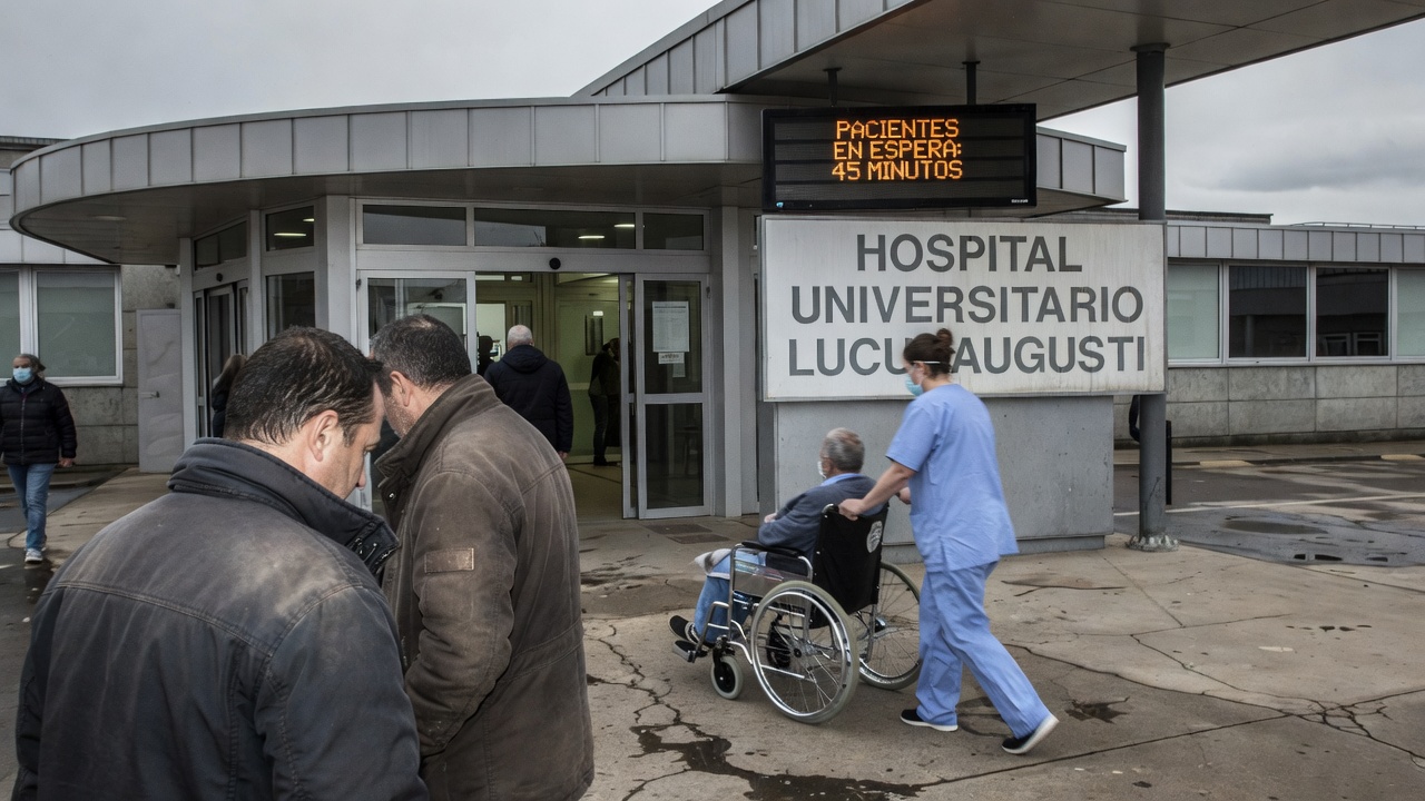 Ingresos hospitalarios por gripe en Lugo aumentan un 53 % en só unha semana