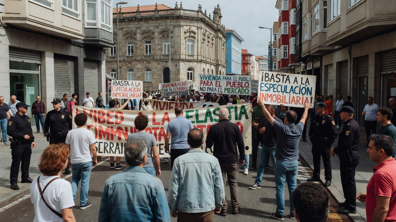 Mobilizacións veciñais alertan de especulación inmobiliaria tras rexeitamento dos decretos para a vivenda en A Coruña