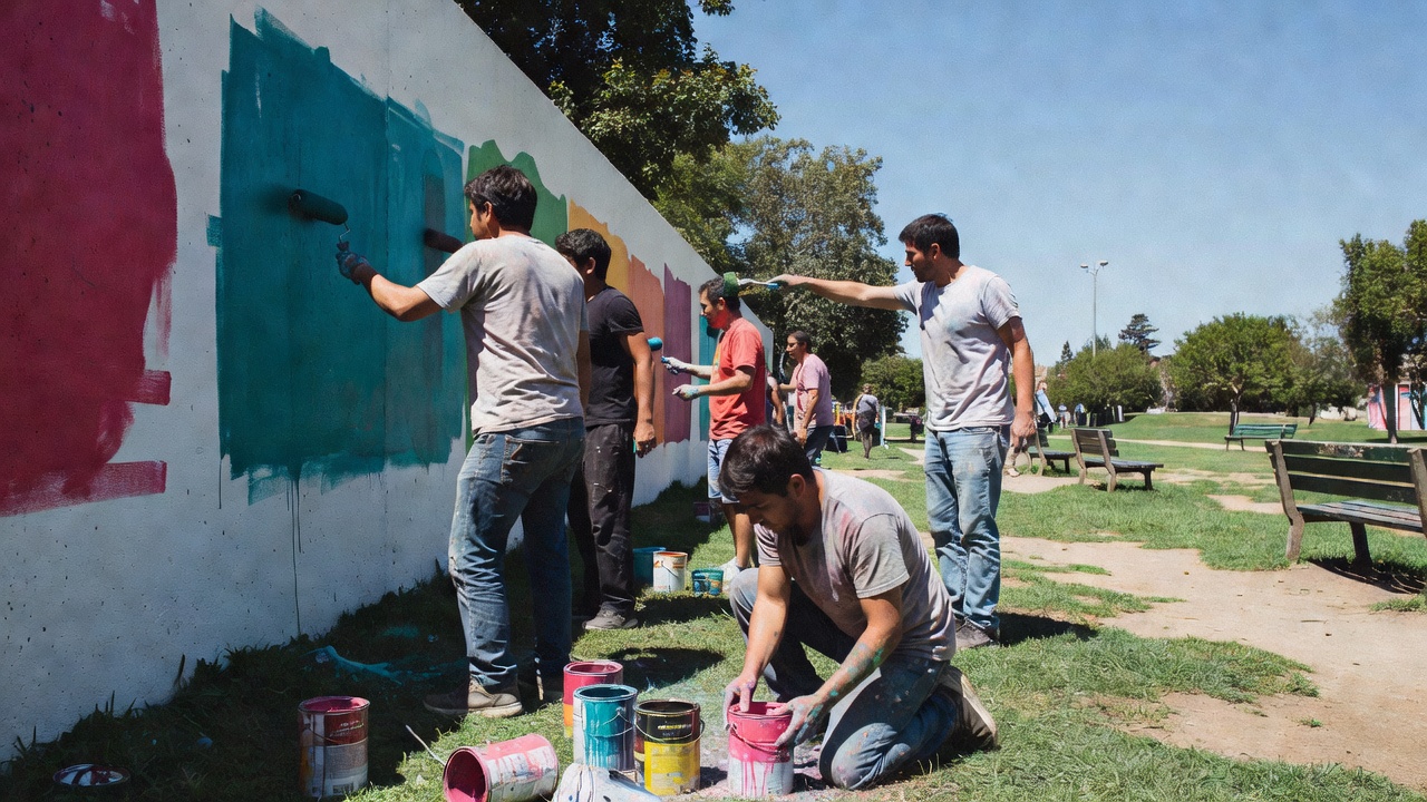 O Concello impulsa A Festa dos Coidados con mural comunitario no parque do Observatorio este fin de semana