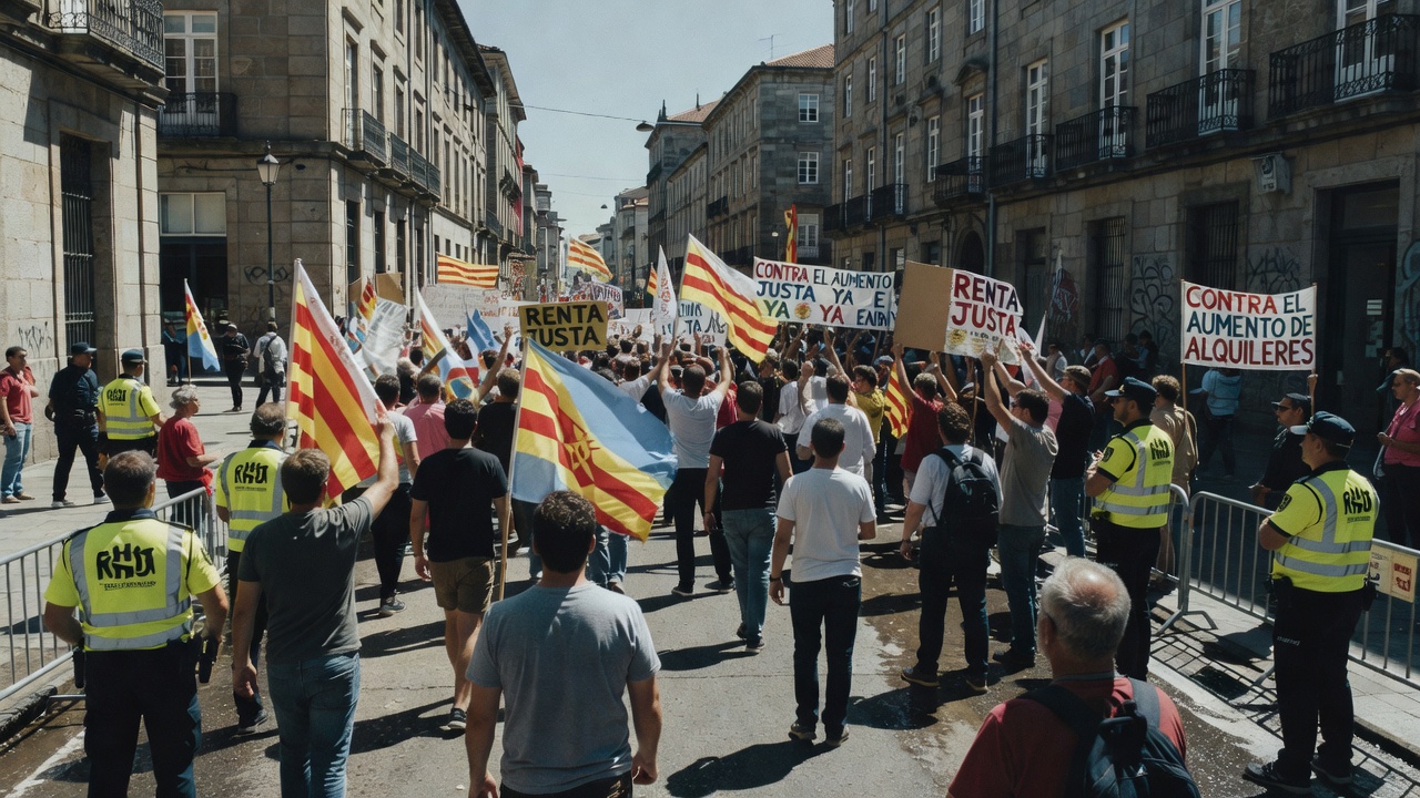 O Sindicato da Vivenda convoca en A Coruña manifestación “Contra o rendismo, pola folga xeral” para este sábado