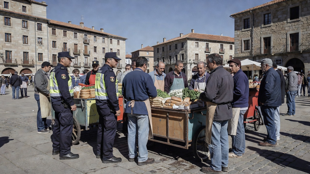 Policía Local de Lugo frustra varios intentos de roubo na Praza Maior durante este fin de semana