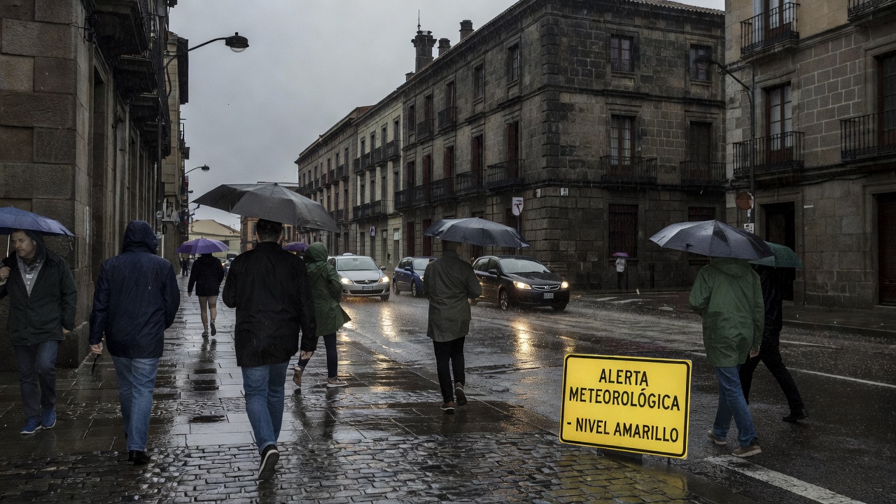 Pontevedra alcanza nivel amarelo por tormentas e lluvia con aviso activado pola AEMET